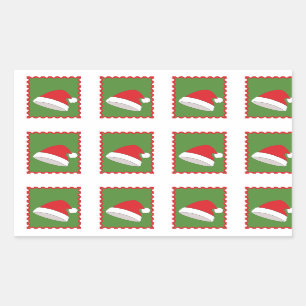 Cut out stamps from Santa Sticker