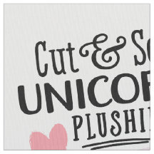 Cut & Sew Unicorn Fabric - Fun DIY Plush