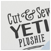 Cut & Sew Yeti Fabric - Fun DIY Plush