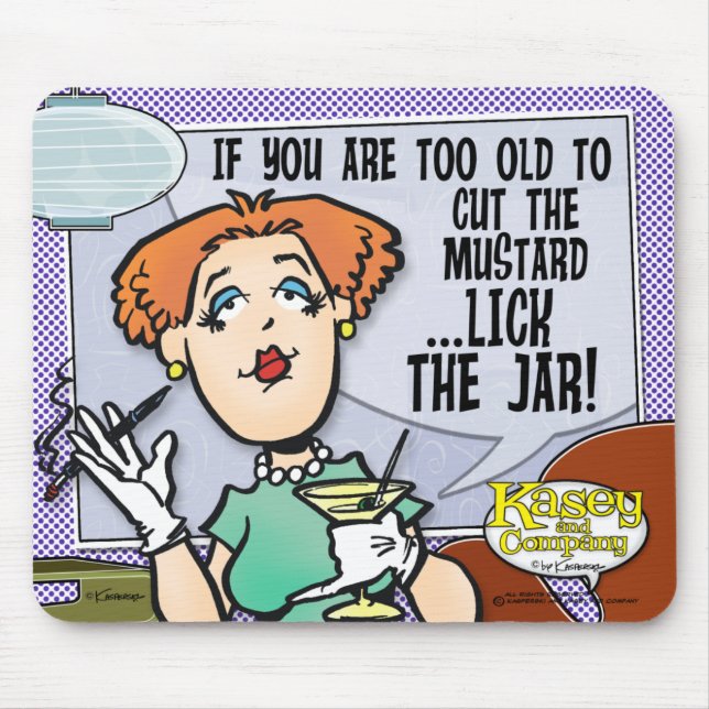 Cut The Mustard Mouse Pad (Front)