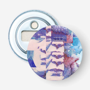 cut up art bottle opener
