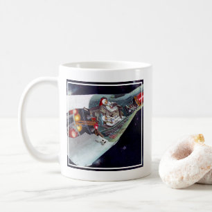 Cutaway A Two-Person Gemini Spacecraft In Flight. Coffee Mug