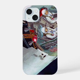 Cutaway A Two-Person Gemini Spacecraft In Flight. iPhone 15 Case