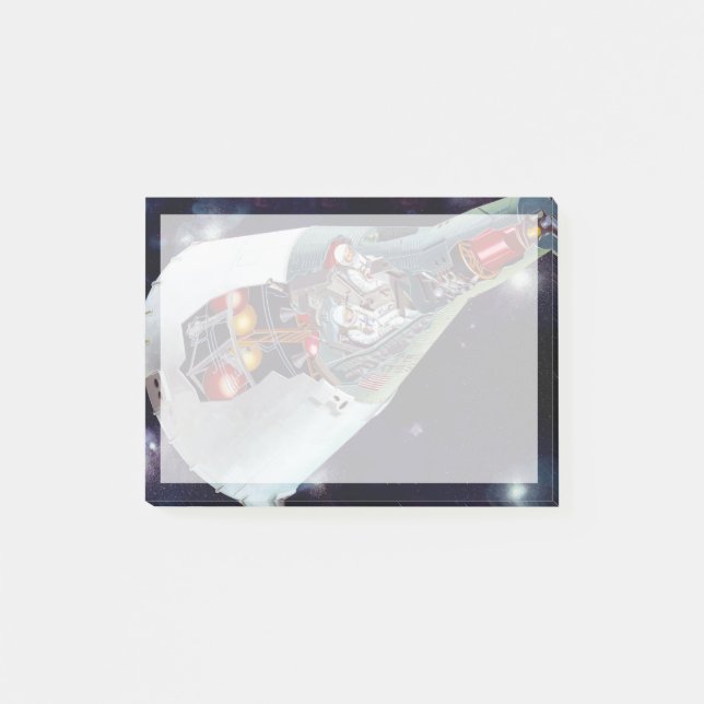 Cutaway A Two-Person Gemini Spacecraft In Flight. Post-it Notes (Front)