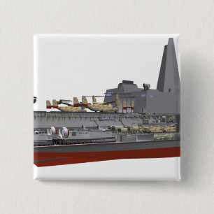 Cutaway illustration 2 inch square button