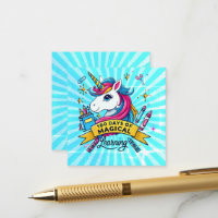 Cute 100 Days of School Magical Learning Unicorn