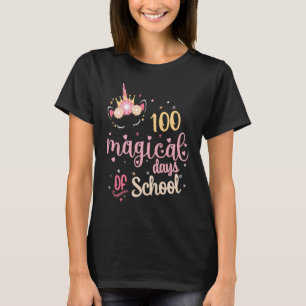 Cute 100 Magical Days of School Unicorn Teacher St T-Shirt