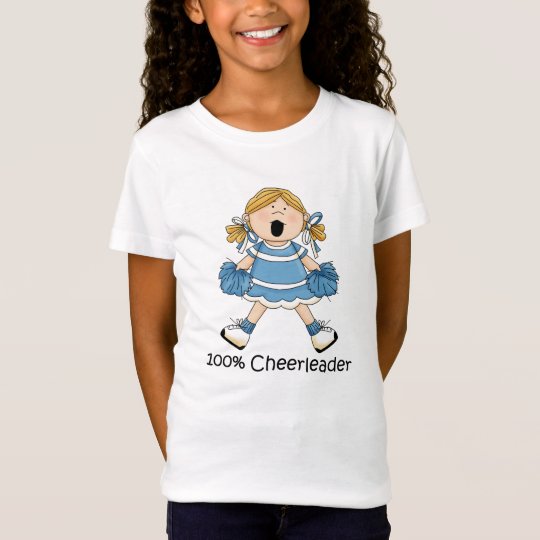 Cute 100 Percent Cheerleader - Blonde T-Shirt