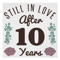 Cute 10th Anniversary
