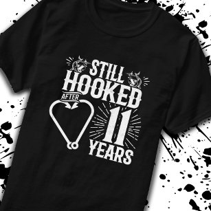 Cute 11th Anniversary Couples Married 11 Years T-Shirt
