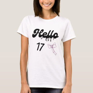 Cute 17th Birthday Shirt for Girls – Sweet 17 Year