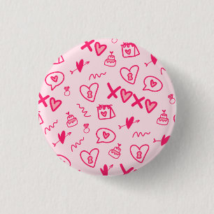 cute 1 inch round button