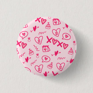 cute 1 inch round button