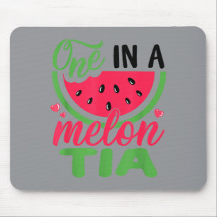 Cute 1st Birthday Watermelon Tia 1st Birthday Mouse Pad