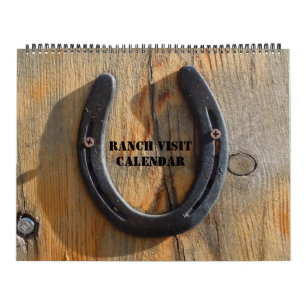 Cute 2013 Western Ranch Animals Calendar