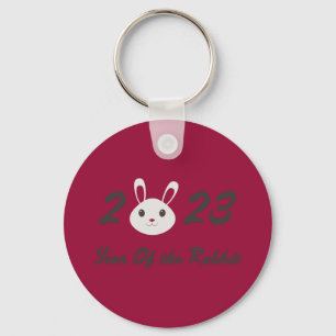 Cute 2023 Year of the Rabbit Keychain
