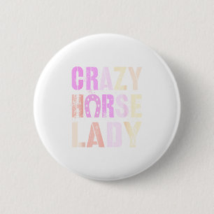 Cute 2026 Crazy Horse Lady Powered Lunar Energy Cn 2 Inch Round Button