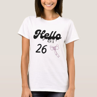 Cute 26th Birthday Shirt for Girls – Sweet 26 Year