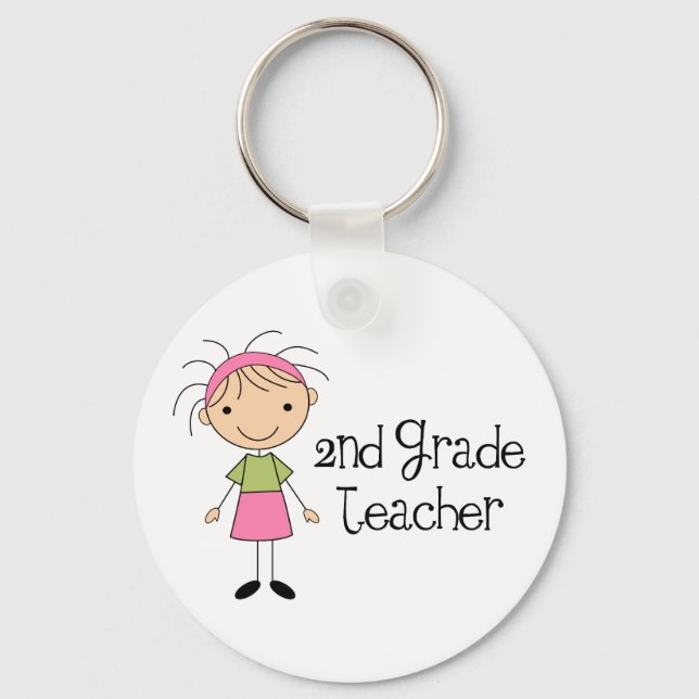 Cute 2nd Grade Keychain (Front)