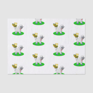 Cute 3-D Look Bee and Lamb Tissue Paper