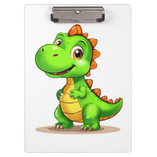 Cute 3D Baby T-Rex Photo Custom Clipboard
