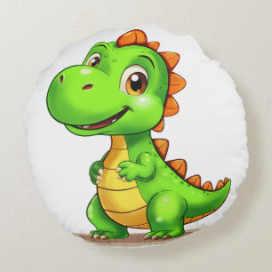 Cute 3D Digital Paint Baby Dinosaur Pillow