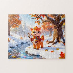 Cute 3D Sagittarius Zodiac Character Jigsaw Puzzle