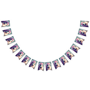 Cute 3D Spirit Pony 2 Bunting Flags