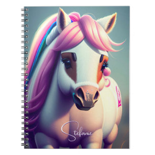 Cute 3d Spirit Pony 2 Notebook