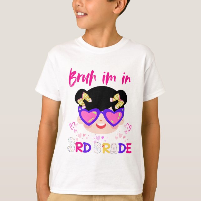 Cute 3rd Grade Saying Student Classroom coolschool T-Shirt (Front)