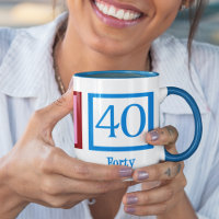 Cute 40th Birthday (Peace Love)