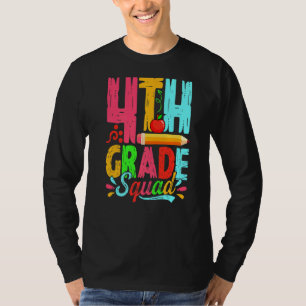 Cute 4th Grade Squad Back To School First Day Of S T-Shirt