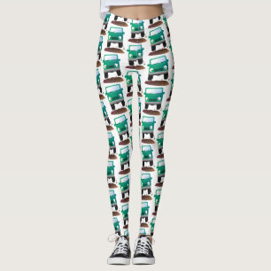 Cute 4X4 offroad vehicle cartoon car Leggings