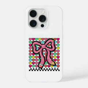 Cute 67 Days Of School Pencil Bow Classroom Theme iPhone 15 Pro Case