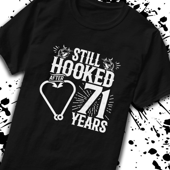 Cute 71st Anniversary Couples Married 71 Years T-Shirt (Creator Uploaded)