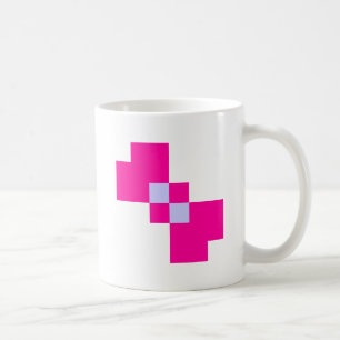 Cute 8 Bit Pixel Bow Coffee Mug