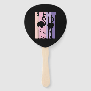 Cute 8th Birthday Gift I Flamingo I 8 Years Old Hand Fan