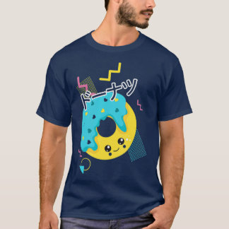 Cute 90s Japanese Kawaii Donut T-Shirt