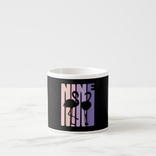 Cute 9th Birthday Gift I Flamingo I 9 Years Old Espresso Cup