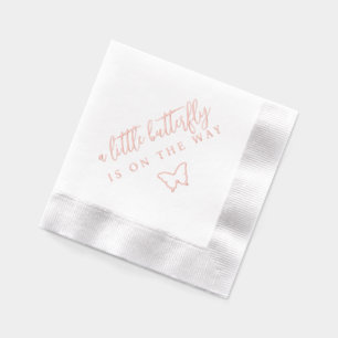 Cute A Little Butterfly Is On The Way Baby Shower