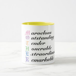 cute a mother mom mother's day mug