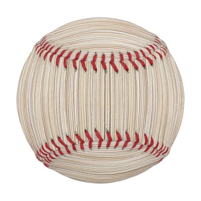 Cute abstract brown lines design baseball (Back)