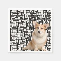 Cute Abstract Corgi