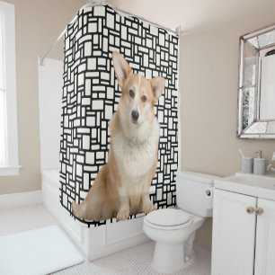 Cute Abstract Corgi Pattern