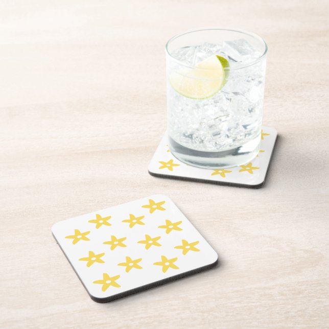 Cute abstract flowers coaster (Right Side)