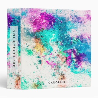 Cute Abstract Painting Binder