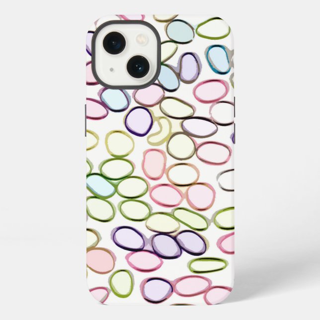Cute Abstract Pattern Cool iPhone Case (Back)