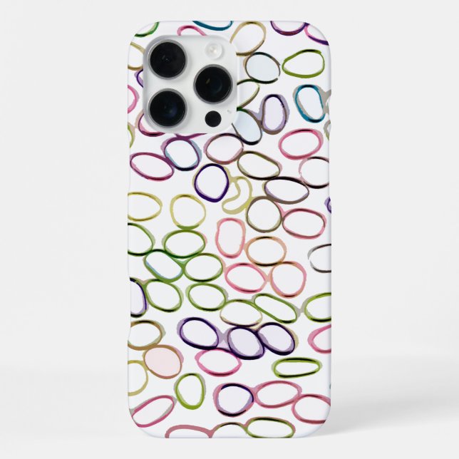 Cute Abstract Pattern Cool iPhone Case (Back)