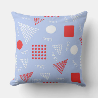 Cute abstract pattern throw pillow
