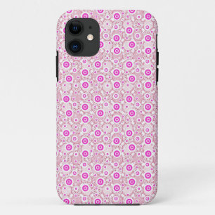 Cute abstract pinky dots patterns iPhone 11 case